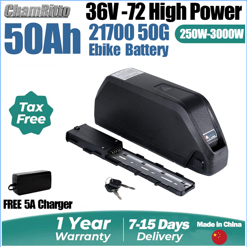 Batterie de vélo électrique 48 - 60V 50Ah Electric Scooter Battery avis et prix